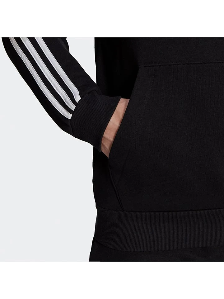 ADIDAS Hoodie "3S FL" In Schwarz 3 ADIDAS Hoodie "3S FL" In Schwarz – Bild 3