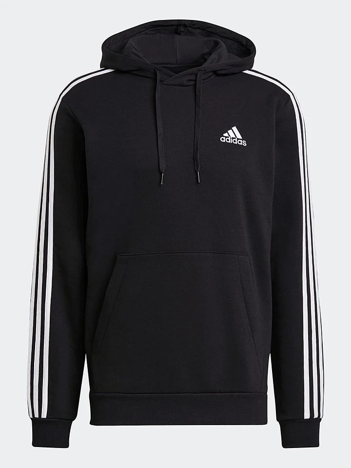 ADIDAS Hoodie "3S FL" In Schwarz 4 ADIDAS Hoodie "3S FL" In Schwarz – Bild 4