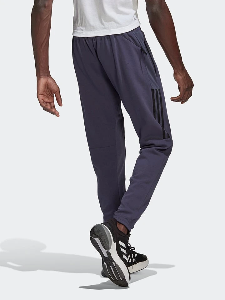 ADIDAS Trainingshose In Blaugrau 2 ADIDAS Trainingshose In Blaugrau – Bild 2