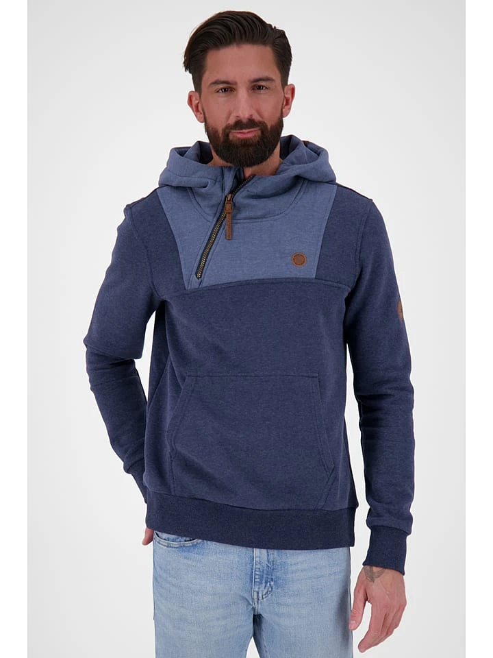 Hoodie "Aco" In Blau 2 Hoodie "Aco" In Blau – Bild 2