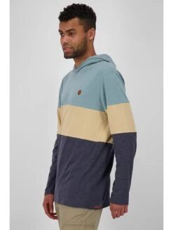 Hoodie "Kingston" In Blau/ Gelb -Limango Verkäufe alife and kickin hoodie kingston in blau gelb 2