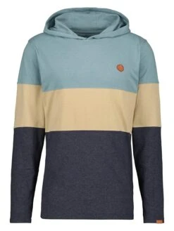Hoodie "Kingston" In Blau/ Gelb
