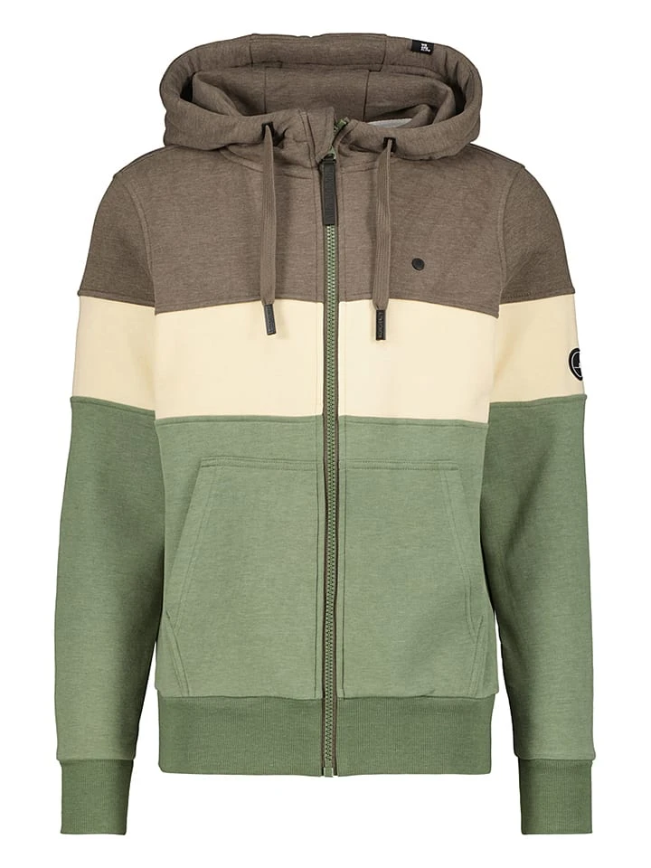 Sweatjacke "Kingsley" In Grün 1 Sweatjacke "Kingsley" In Grün