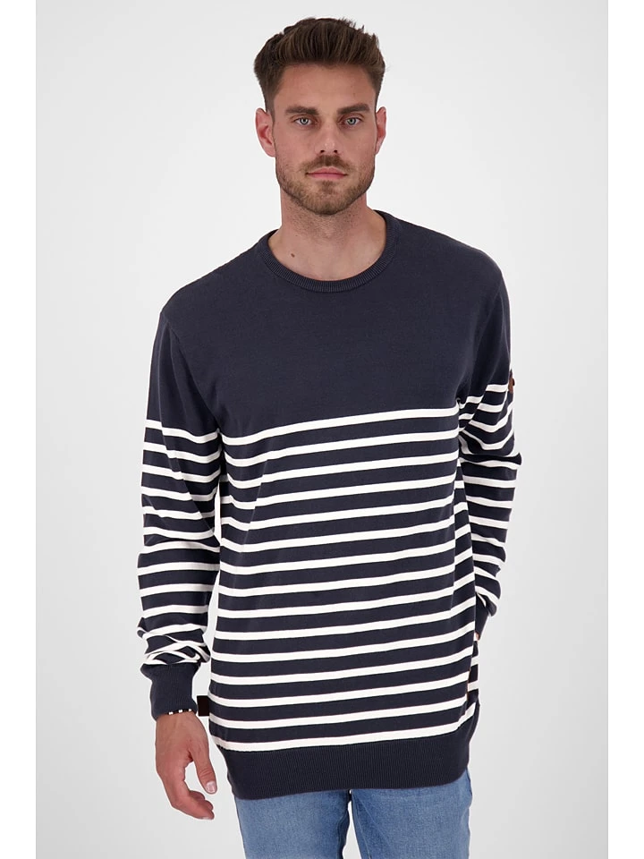 Sweatshirt "Valentin" In Dunkelblau 2 Sweatshirt "Valentin" In Dunkelblau – Bild 2