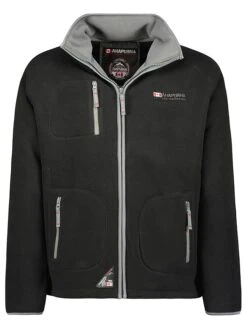 Fleecejacke "Trekkanamen" In Schwarz