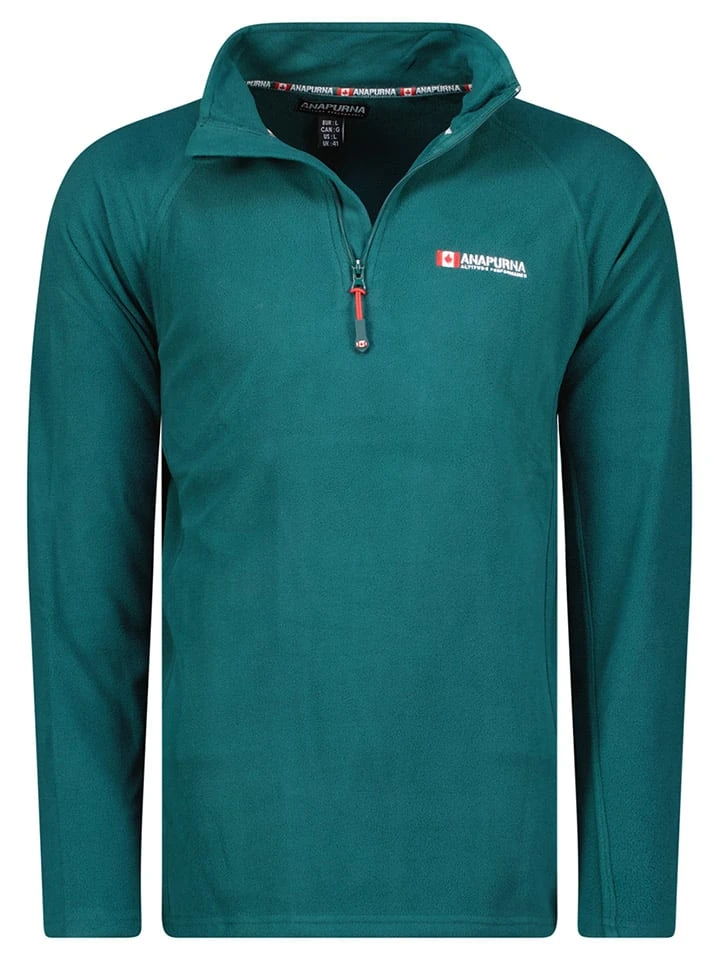 Fleecepullover "Tonneauhz" In Smaragdgrün 1 Fleecepullover "Tonneauhz" In Smaragdgrün