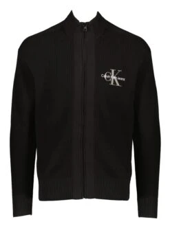 Calvin Klein Strickjacke In Schwarz
