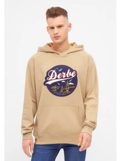 Derbe Hoodie In Beige