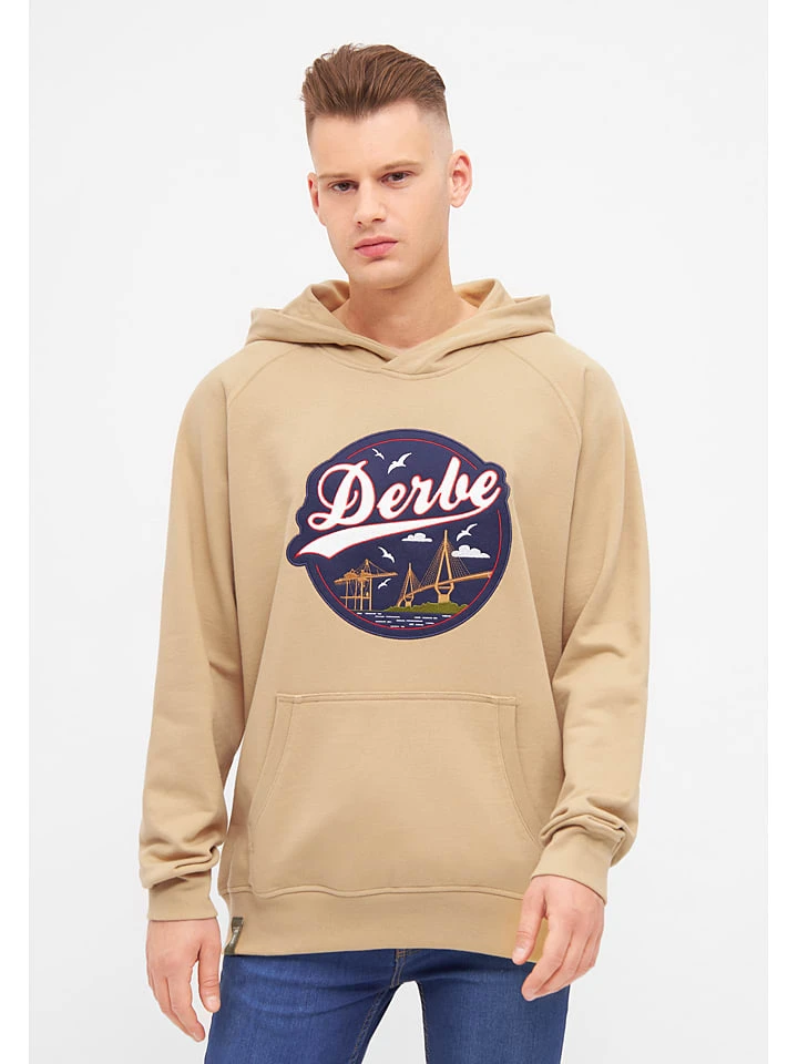 Derbe Hoodie In Beige 1 Derbe Hoodie In Beige