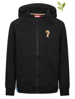 Derbe Sweatjacke In Schwarz