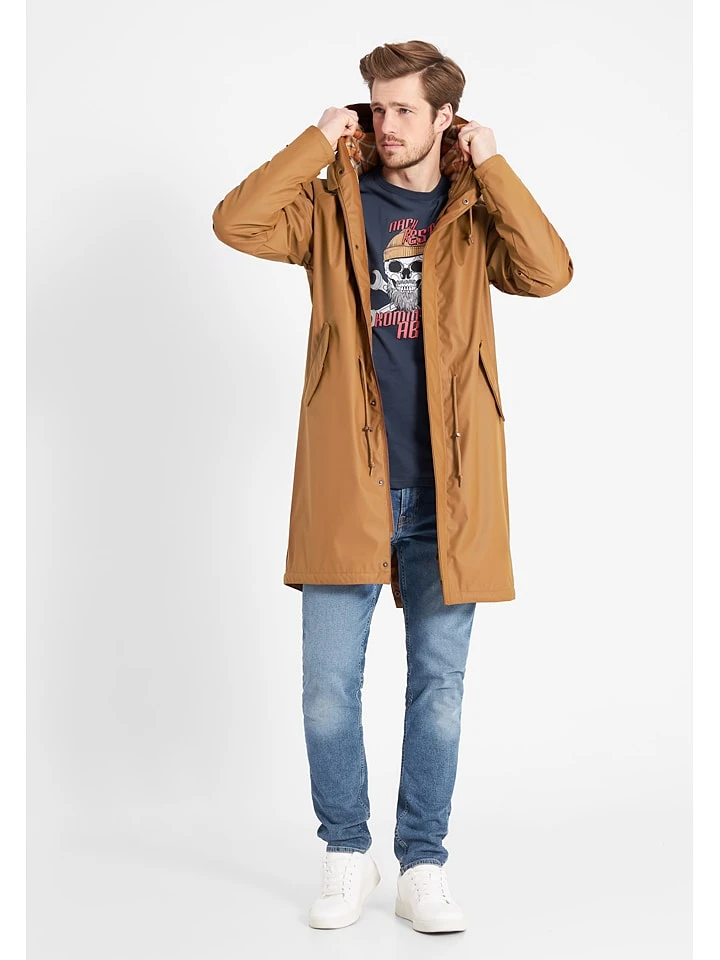 Derbe Übergangsmantel In Hellbraun 4 Derbe Übergangsmantel In Hellbraun – Bild 4