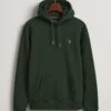Gant Hoodie In Dunkelgrün