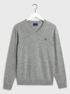 Gant Wollpullover In Hellgrau