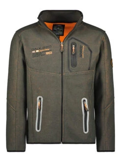 GEOGRAPHICAL NORWAY Fleecejacke "Untain" In Dunkelgrau