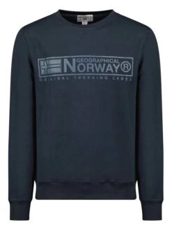 GEOGRAPHICAL NORWAY Sweatshirt "Gantoine" In Dunkelblau