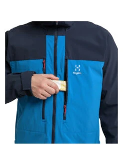Softshelljacke "Roc Sight" In Blau/ Dunkelblau -Limango Verkäufe haglofs softshelljacke roc sight in blau dunkelblau 6