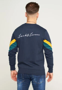 Jack & Jones Sweatshirt - JACOB INFINITY SWEAT CREW NECK In Navy Blazer -Limango Verkäufe jack and jones sweatshirt jacob infinity sweat crew neck in navy blazer 2