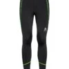 Odlo Funktionsleggings "Performance Warm Eco" In Schwarz