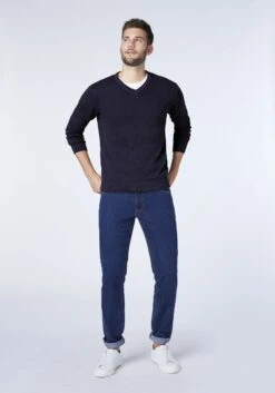 Strickpullover In Blau -Limango Verkäufe oklahoma premium denim strickpullover in blau 2