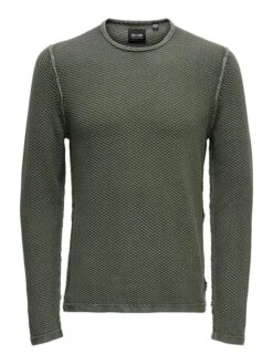 Only & Sons Pullover "Pavo" In Khaki