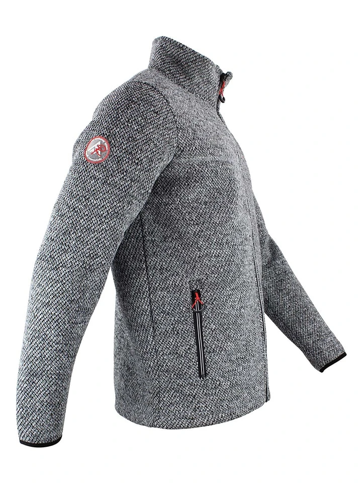 Fleecejacke "Cameron" In Grau 3 Fleecejacke "Cameron" In Grau – Bild 3