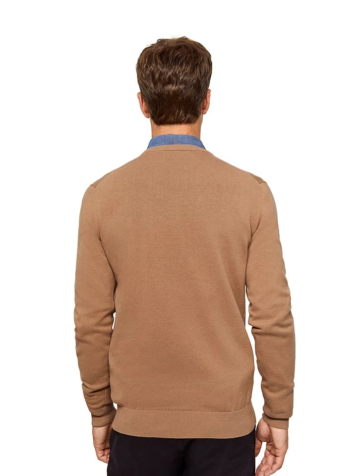 POLO CLUB Pullover In Hellbraun 2 POLO CLUB Pullover In Hellbraun – Bild 2