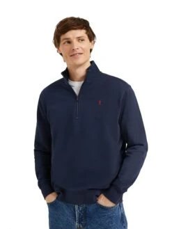 POLO CLUB Sweatshirt In Dunkelblau