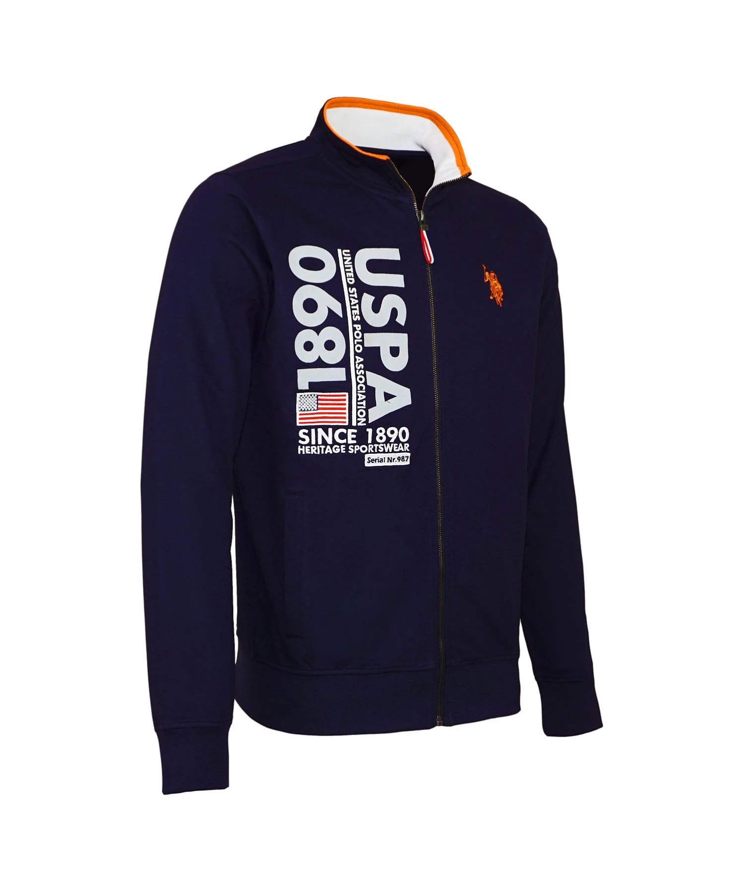 U.S. Polo Assn. Jacke 'Full Zip' In Dunkelblau 4 U.S. Polo Assn. Jacke 'Full Zip' In Dunkelblau – Bild 4