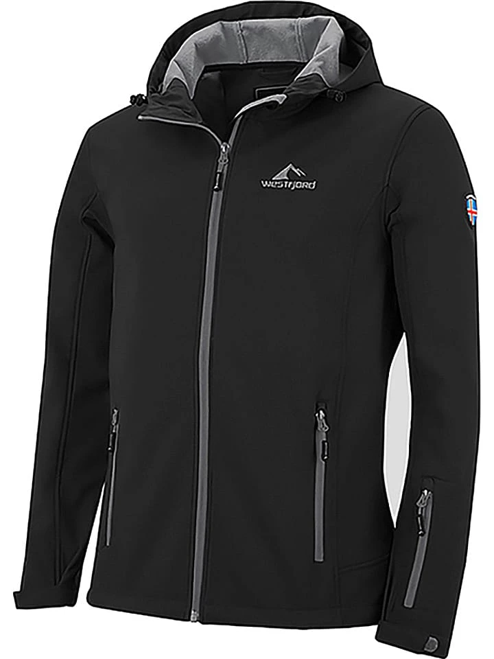 Softshelljacke "Eldfjall" In Schwarz 1 Softshelljacke "Eldfjall" In Schwarz